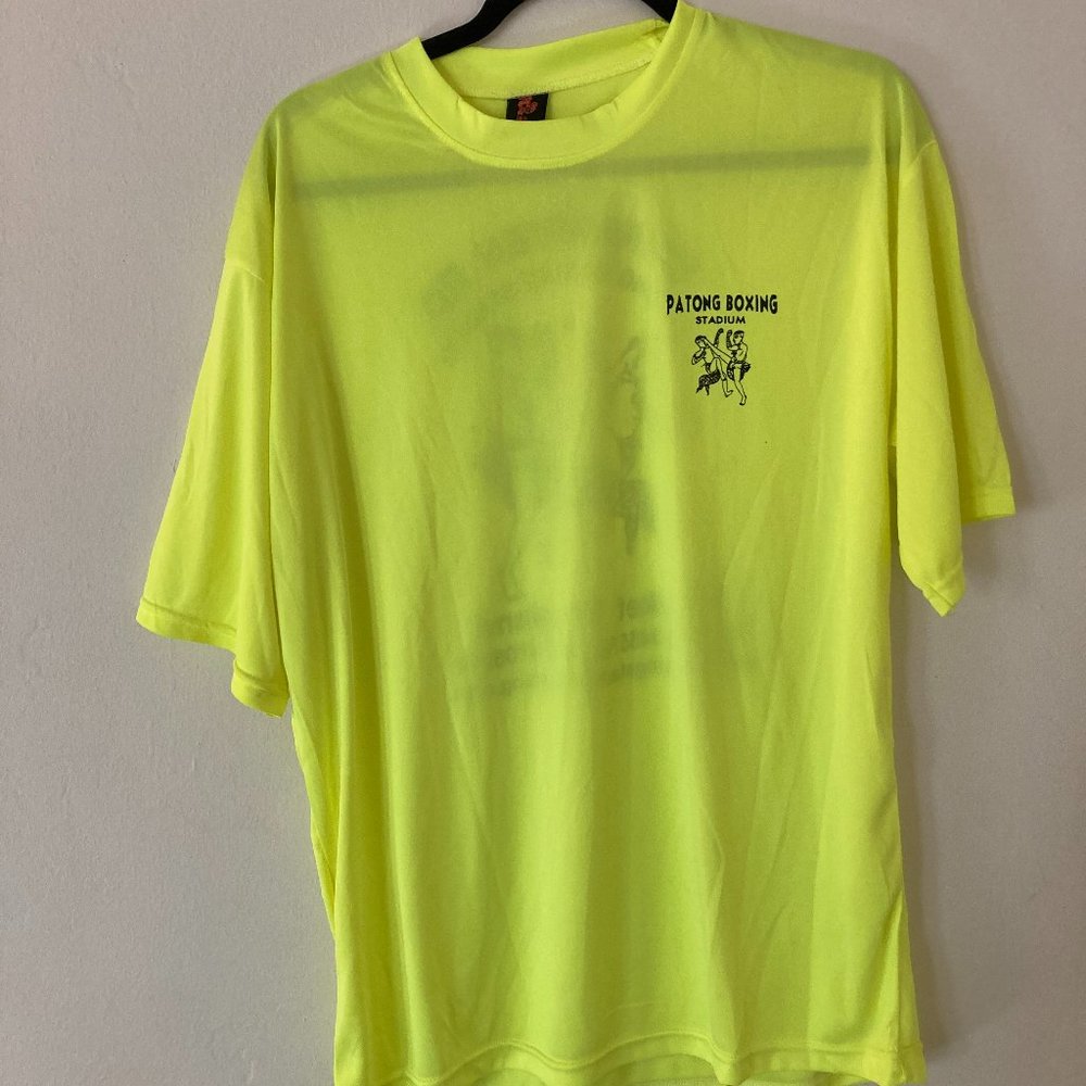 Neon Green Phuket Thailand Muy Thai Shirt